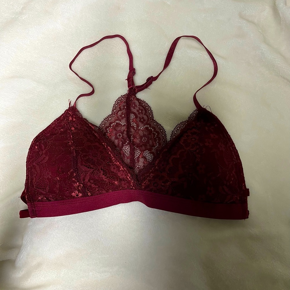 Red Lingerie Bralette